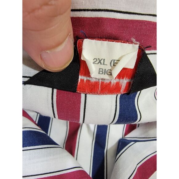 Vintage Botany 500 Long Sleeve Button Shirt - 2XL Big - Picture 6 of 8